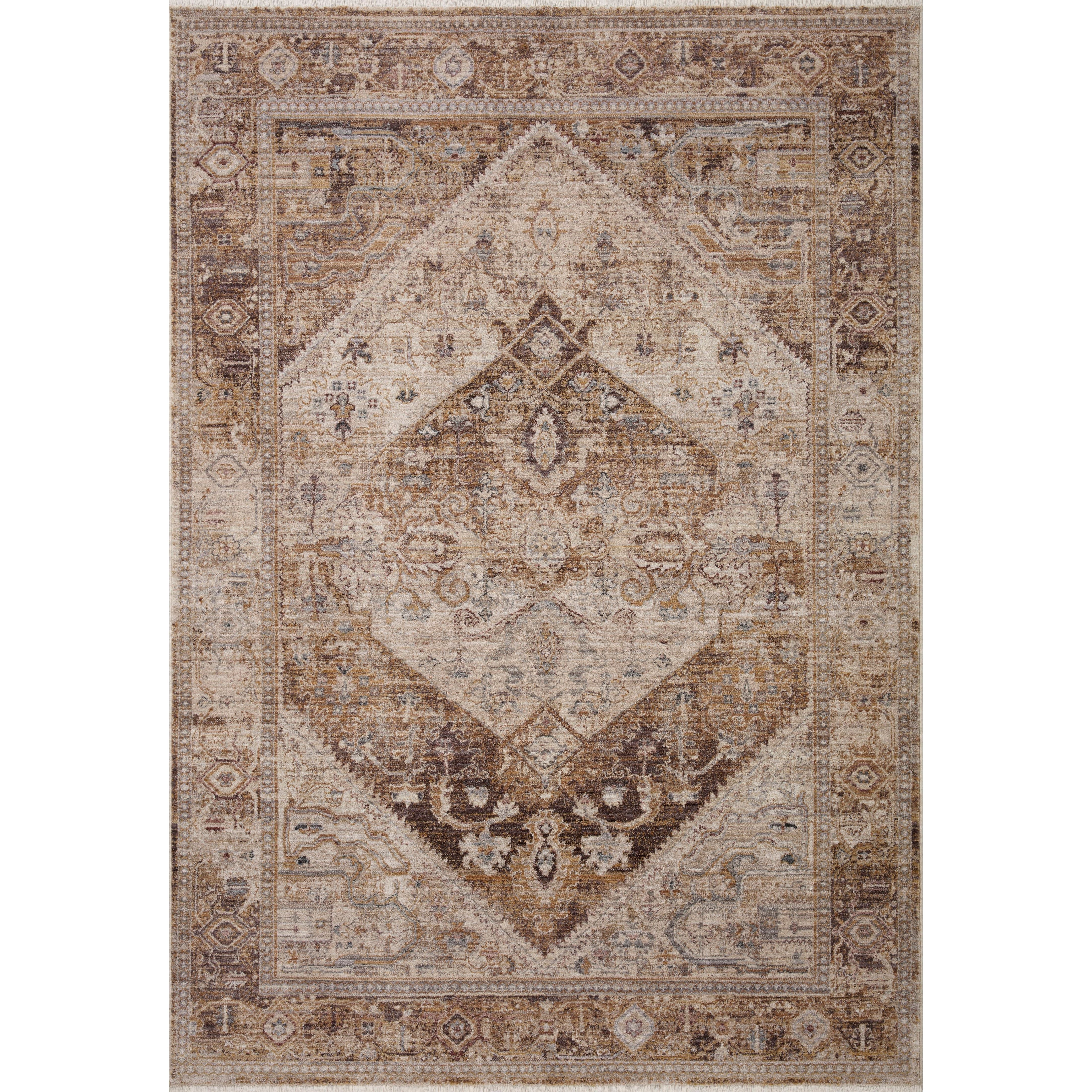 Loloi Lyra Natural / Mocha LYR-07 Rug | Amethyst Home