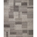 Featuring Manfred Charcoal / Dove Hand-Knotted Rug by Loloi at Amethyst Home. Each area rug in the Manfred Charcoal / Dove Rug collection is meticulously hand-knotted with a technique that creates a high-low texture, adding visual depth and movement. The rug’s patchwork design is casually sophisticated, fitting into living rooms, bedrooms, and dens—anywhe. Amethyst Home provides interior design, new home construction design consulting, vintage area rugs, and lighting in the Kansas City metro area.