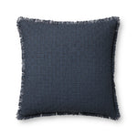 Featuring Meadowlark Midnight Pillow by Loloi at Amethyst Home. This pillow was curated to celebrate a wabi sabi, handmade design aesthetic.
Closure: Hidden FlapEdge Treatment: FringeBack Color: Blue. Amethyst Home provides interior design, new home construction design consulting, vintage area rugs, and lighting in the Charlotte metro area.