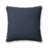 Featuring Meadowlark Midnight Pillow by Loloi at Amethyst Home. This pillow was curated to celebrate a wabi sabi, handmade design aesthetic.
Closure: Hidden FlapEdge Treatment: FringeBack Color: Blue. Amethyst Home provides interior design, new home construction design consulting, vintage area rugs, and lighting in the Charlotte metro area.