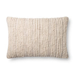 Featuring Natural Pillow by Loloi at Amethyst Home. This pillow was curated to celebrate a wabi sabi, handmade design aesthetic.. Amethyst Home provides interior design, new home construction design consulting, vintage area rugs, and lighting in the Newport Beach metro area.
