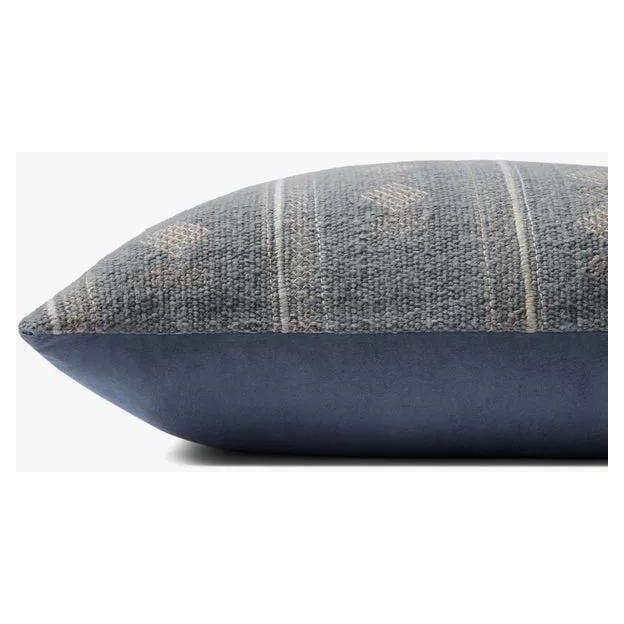 Featuring Palomar Denim Pillow by Loloi at Amethyst Home. This pillow was curated to celebrate a wabi sabi, handmade design aesthetic.
Closure: Hidden FlapEdge Treatment: Knife EdgeBack Color: Blue. Amethyst Home provides interior design, new home construction design consulting, vintage area rugs, and lighting in the San Diego metro area.