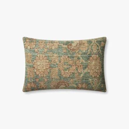 Featuring Teal / Terracotta Pillow by Loloi at Amethyst Home. Closure: Hidden FlapZipper: Antique Bronze Finish With Loloi LogoEdge Treatment: Knife EdgeBack Color: Natural Canvas/Duck Cloth
Spot Clean.SKU: Par0002. Amethyst Home provides interior design, new home construction design consulting, vintage area rugs, and lighting in the Kansas City metro area.