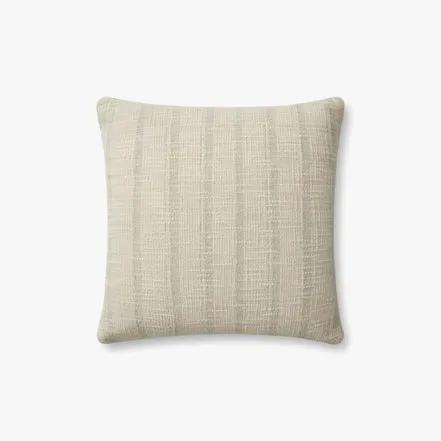 Featuring Ivory / Grey Pillow by Loloi at Amethyst Home. This pillow was curated to celebrate a wabi sabi, handmade design aesthetic.. Amethyst Home provides interior design, new home construction design consulting, vintage area rugs, and lighting in the Washington metro area.