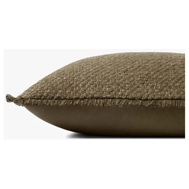 Featuring Olive Pillow by Loloi at Amethyst Home. This neutral throw pillow in an earthy olive shade is framed with short, soft fringe for a hint of texture and movement. The pillow is made of cotton, polyester, and rayon and measures 22” x 22”, a standard size to style in living rooms and bedrooms.
Closure: Hidden FlapZipper: Antique Bronze Finish With Lo. Amethyst Home provides interior design, new home construction design consulting, vintage area rugs, and lighting in the Scottsdale metro area.