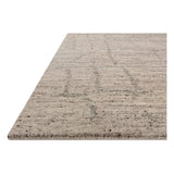 The Raquel Pebble / Granite rug exemplifies what makes a hand-knotted rug so unique. Each area rug has a ribbed texture and subtle striping created by the artisan’s cut-and-loop technique. Raquel features an organic, asymmetrical linear pattern in an airy, neutral palette. Amethyst Home provides interior design, new home construction design consulting, vintage area rugs, and lighting in the Calabasas metro area.