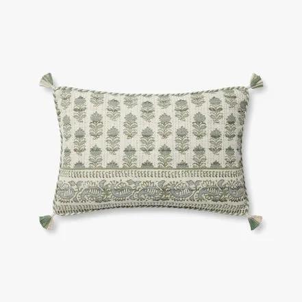 Featuring Sage Reversible Pillow by Loloi at Amethyst Home. This pillow was curated to celebrate a wabi sabi, handmade design aesthetic.. Amethyst Home provides interior design, new home construction design consulting, vintage area rugs, and lighting in the Portland metro area.