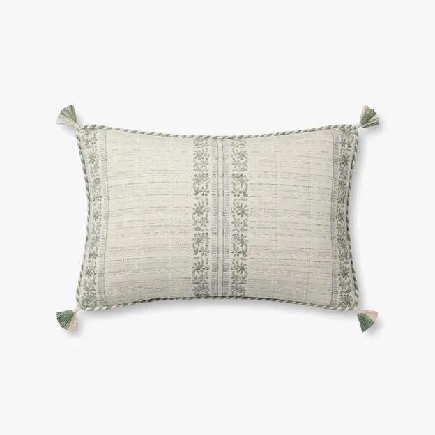 Featuring Sage Reversible Pillow by Loloi at Amethyst Home. This pillow was curated to celebrate a wabi sabi, handmade design aesthetic.. Amethyst Home provides interior design, new home construction design consulting, vintage area rugs, and lighting in the Tampa metro area.