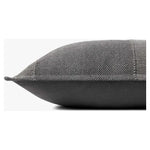 Featuring Slate Tonal Stripe Pillow by Loloi at Amethyst Home. This pillow was curated to celebrate a wabi sabi, handmade design aesthetic.. Amethyst Home provides interior design, new home construction design consulting, vintage area rugs, and lighting in the Dallas metro area.