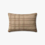 Featuring Tan / Terracotta Pillow by Loloi at Amethyst Home. This pillow was curated to celebrate a wabi sabi, handmade design aesthetic.. Amethyst Home provides interior design, new home construction design consulting, vintage area rugs, and lighting in the Austin metro area.