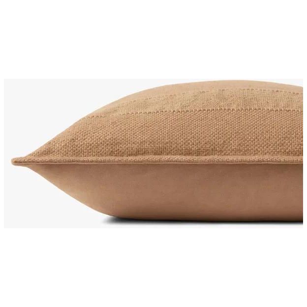 Featuring Terracotta Tonal Stripe Pillow by Loloi at Amethyst Home. This pillow was curated to celebrate a wabi sabi, handmade design aesthetic.. Amethyst Home provides interior design, new home construction design consulting, vintage area rugs, and lighting in the Portland metro area.