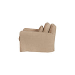 Featuring Malibu Chair by Cisco Brothers at Amethyst Home. This deep and low resting Malibu Chair is one of our absolute favorites by Cisco Brothers!  As shown slipcovered Nolita Denim, a similar fabric to Brevard Rose 100% linen, and Brevard Burlap. Lifestyle in Mariet Marine. 
Size: 33"w x 29"h x 39"dSeat Space: 22"w x 23"d x 18"h
All pieces are priced w.  Amethyst Home provides interior design, new home construction design consulting, vintage area rugs, and lighting in the Nashville metro area.