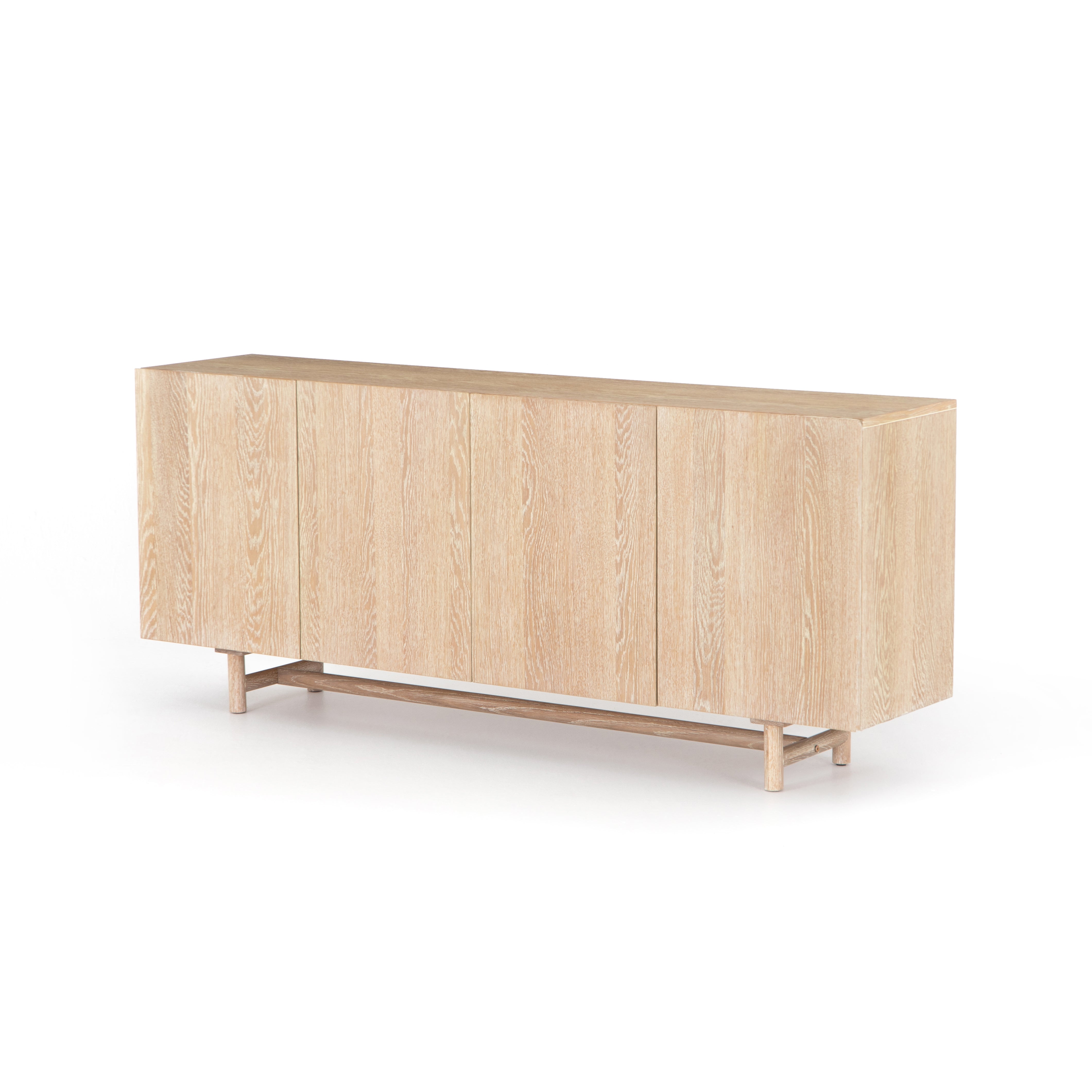 Featuring Mika Dining Sideboard by Four Hands at Amethyst Home. We love the grained matte finish on this Mika Washed Oak Veneer Dining Sideboard. The shelves make this the perfect sideboard for a functional, modernly attractive piece to add to your dining room
Overall Dimensions: 72"W x 16"L x 30"H
Colors: Whitewashed Oak VeneerMaterials: Oak VeneerWeight:.  Amethyst Home provides interior design, new home construction design consulting, vintage area rugs, and lighting in the Charlotte metro area.