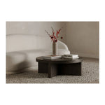 Bringing new levels of connection to interior living, the Folke round coffee table is a showcase of nature’s majesty. Entirely constructed from solid brown oak, the individual components of this piece are beautifully shaped and joined, coming together in absolute harmony. Natural woodgrain and artisanal craft make Folke an all-natural standout Amethyst Home provides interior design, new home construction design consulting, vintage area rugs, and lighting in the Newport Beach metro area.