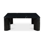 Intersecting through material and form, the Segment coffee table’s unique marble striations dance across the surface of its design, traced by the earth, adding intrinsic elements to any interior. Soft edges materialize through solid black marine marble, the segmented base taking shape with an angular cut from a rounded form. Amethyst Home provides interior design, new home construction design consulting, vintage area rugs, and lighting in the San Diego metro area.