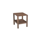 Modern aesthetics effortlessly blend with the refined simplicity of traditional Shaker design in the Wiley side table. Meticulously crafted, its elegant form is defined by sleek, geometric curves that add a captivating touch of modernity. The post legs stand as pillars of strength, grounding the side table with their understated presence. Amethyst Home provides interior design, new home construction design consulting, vintage area rugs, and lighting in the Boston metro area.