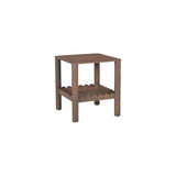 Modern aesthetics effortlessly blend with the refined simplicity of traditional Shaker design in the Wiley side table. Meticulously crafted, its elegant form is defined by sleek, geometric curves that add a captivating touch of modernity. The post legs stand as pillars of strength, grounding the side table with their understated presence. Amethyst Home provides interior design, new home construction design consulting, vintage area rugs, and lighting in the San Diego metro area.