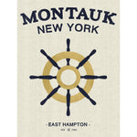 Featuring Montauk Art by Wendover Art at Amethyst Home. Destination: Montauk. This vintage inspired canvas art with gilded wheels is so much fun.
Medium: Raw CanvasTreatment: Gallery Wrapped, Hand Applied LeafingSize: 30"w x 40"h
 Framed as shown.  Amethyst Home provides interior design, new home construction design consulting, vintage area rugs, and lighting in the Miami metro area.