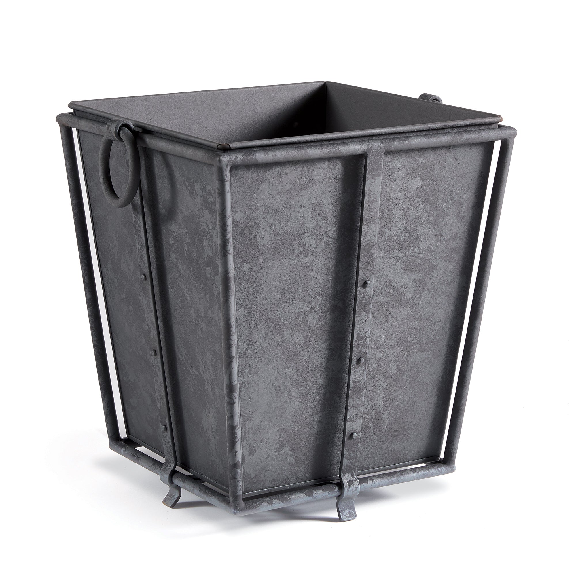 With metal liners that easily slide out, the Callahan Tapered Planter is as practical as it is handsome. The rounded handles and traditional design make it an outdoor classic. Amethyst Home provides interior design, new construction, custom furniture, and area rugs in the San Diego metro area.