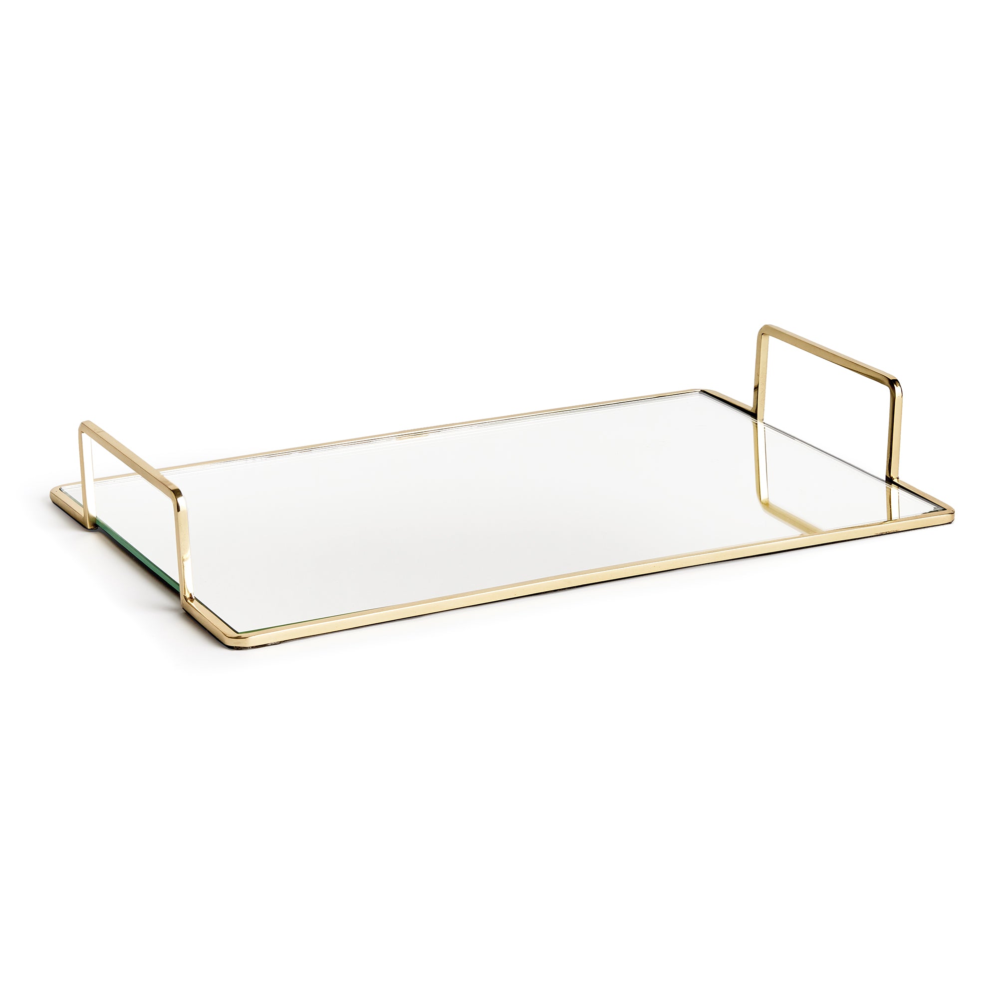 Smooth and streamlined, this mirrored tray is a clean and modern accent. Add to ottoman, side table or even the kitchen counter for a sleek look. Amethyst Home provides interior design, new construction, custom furniture, and area rugs in the Scottsdale metro area.