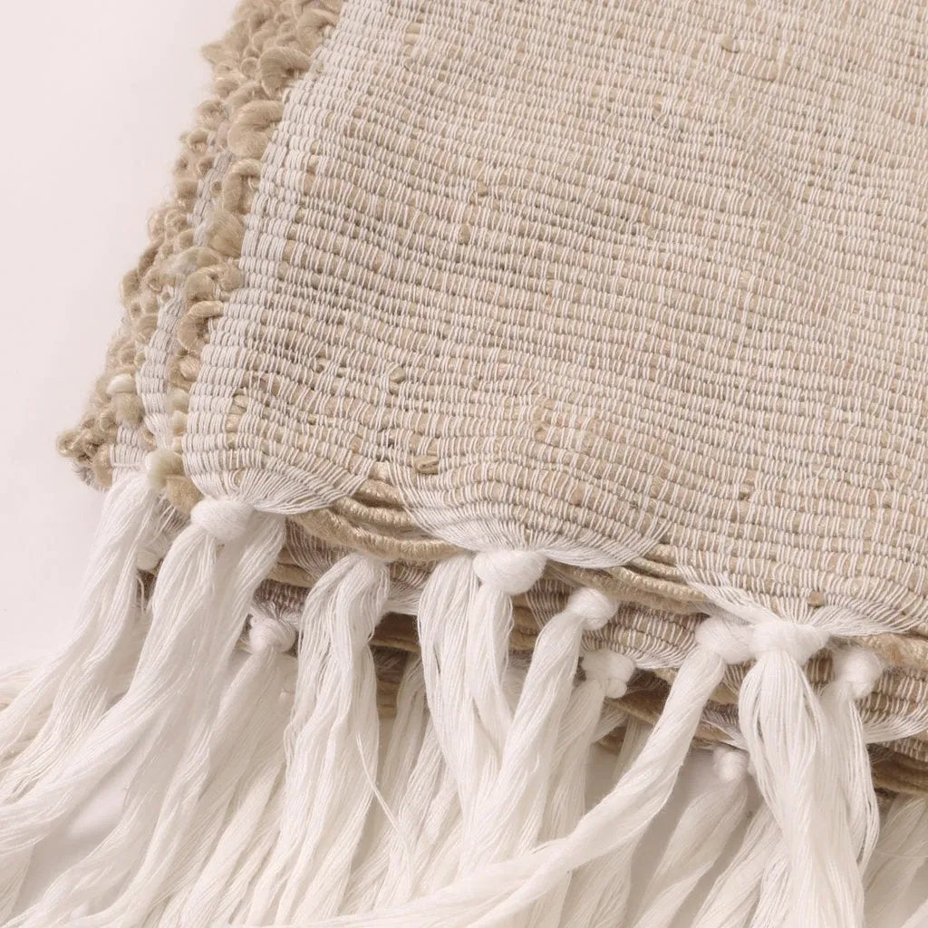 Lustrous and elegant, the Athena is intricately handloomed to create a beautiful, textured look. The throw features white tassels and thread loop edges Amethyst Home provides interior design, new home construction design consulting, vintage area rugs, and lighting in the Portland metro area.