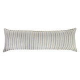 The Naples Pillow With Insert is a 100% hand-loomed, heavy weight linen that features a 1/2" flange and alternating thin and medium stripes of ocean and natural. Amethyst Home provides interior design services, furniture, rugs, and lighting in the Des Moines metro area.
