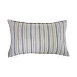 The Naples Pillow With Insert is a 100% hand-loomed, heavy weight linen that features a 1/2" flange and alternating thin and medium stripes of ocean and natural. Amethyst Home provides interior design services, furniture, rugs, and lighting in the Kansas City metro area.