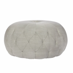 Featuring Pouf 36" Ottoman by Cisco Brothers at Amethyst Home. We love the stitching detail on this Pouf 36" Ottoman by Cisco Brothers. Place in your den, living room, or other entertainment area of your home and keep for years to come! 
Overall: 36"dia. x 18"hSeat Height: 18"h. Amethyst Home provides interior design, new home construction design consulting, vintage area rugs, and lighting in the Miami metro area.