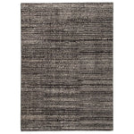 Featuring Reverb Licorice/Espresso Hand-Knotted Rug by Jaipur Living at Amethyst Home. The Reverb collection by Pollack features pattern-rich styles with a globally modern touch. The grid-like geometric design of the hand-knotted Kinetic area rug offers a dynamic look to any space. Crafted of 100% wool, this durable, artisan-made rug is a bold addition to room.  Amethyst Home provides interior design, new home construction design consulting, vintage area rugs, and lighting in the Omaha metro area.