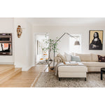 Featuring Radley Upholstered 2 Piece Sectional by Cisco Brothers at Amethyst Home. The Cisco Brothers Radley Upholstered 2 Piece Sectional is a modern beauty with it's clean lines and thin, iron legs. Gather the whole family around to watch a movie or relax into after a long day, this is sure to be everyone's favorite sectional.
Size: 120"w x 63"d x 30"hS.  Amethyst Home provides interior design, new home construction design consulting, vintage area rugs, and lighting in the Scottsdale metro area.