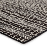 Featuring Reverb Licorice/Espresso Hand-Knotted Rug by Jaipur Living at Amethyst Home. The Reverb collection by Pollack features pattern-rich styles with a globally modern touch. The grid-like geometric design of the hand-knotted Kinetic area rug offers a dynamic look to any space. Crafted of 100% wool, this durable, artisan-made rug is a bold addition t.  Amethyst Home provides interior design, new home construction design consulting, vintage area rugs, and lighting in the Los Angeles metro area.