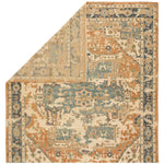 Featuring Rhapsody Cadenza Honey Ginger Hand-Knotted Rug by Jaipur Living at Amethyst Home. The Rhapsody Cadenza Honey Ginger Area Rug features heirloom-quality designs of stunningly abrashed Old World patterns. The Cadenza area rug showcases a distressed center medallion in orange, blue, and light green on a neutral beige ground. This durable wool handkno.  Amethyst Home provides interior design, new home construction design consulting, vintage area rugs, and lighting in the Park City metro area.