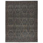 Featuring Rhapsody Reynir Hand-Knotted Rug by Jaipur Living at Amethyst Home. The Rhapsody Reynir Area Rug features heirloom-quality designs of stunningly abrashed Old World patterns.  The Reynir area rug boasts a beautifully washed tile-like motif with a decorative border detail. The deep blue palette is accented with red and cream hues for added depth.  Amethyst Home provides interior design, new home construction design consulting, vintage area rugs, and lighting in the Laguna Beach metro area.