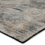 Featuring Rize Nakoda Hand-Knotted Rug by Jaipur Living at Amethyst Home. The Rize Nakoda Area Rug offers intricate and delicately designed global patterns to the modern home. A dynamic tribal motif creates an all-over design on the artistically distressed Nakoda area rug. In a black, tan, white, and blue colorway, this durable hand-knotted wool accent blends .  Amethyst Home provides interior design, new home construction design consulting, vintage area rugs, and lighting in the Tampa metro area.