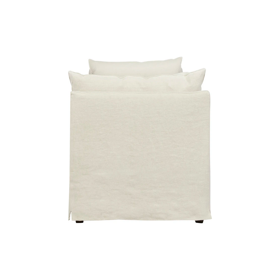 Featuring April Daybed 82" by Cisco Brothers at Amethyst Home. The April Daybed by Cisco Brothers is one of our favorite, most versatile pieces for any room in your home. Photographed in Brevard Birch and Otis White.
Overall size: 82"w x 31"d x 29"hSitting Space: 60"w x 31"dSeat Height: 19.5"hArm Height: 29"h. Amethyst Home provides interior design, new home construction design consulting, vintage area rugs, and lighting in the Calabasas metro area.