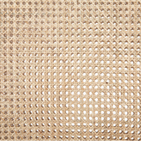 Featuring Antonia Cane Brushed Ebony Armless Dining Chair by Four Hands at Amethyst Home. We love the retro style the natural cane of this Antonia Cane Brushed Ebony Armless Dining Chair brings to a dining room. 
Overall Dimensions: 22.25"W x 23.50"L x 33"HColors: Light Natural Cane, Brushed Ebony, Savile FlaxMaterials: Cane, Solid Nettlewood, 92% Pl, 8% .  Amethyst Home provides interior design, new home construction design consulting, vintage area rugs, and lighting in the Washington metro area.