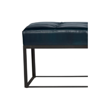 Featuring Cruz 48" Bench by Cisco Brothers at Amethyst Home. We're obsessed with the look of the metal base and leather cushion. The Cruz Bench from Cisco Brothers adds a sophisticated look to any space. Priced and pictured in a grade 500 leather Bronson Blue.
Overall: 48"w x 16"d x 19"hSeat Height: 19"h
All pieces are priced with a feather cloud package . Amethyst Home provides interior design, new home construction design consulting, vintage area rugs, and lighting in the Des Moines metro area.