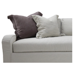 The beautiful, sloping arms of Verellen's Sloane Sofa Family will suit any environment! Standard options include: Amethyst Home provides interior design, new home construction design consulting, vintage area rugs, and lighting in the Nashville metro area.