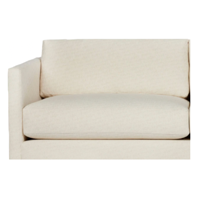 Featuring Benedict Upholstered Sofa Family - Custom by Cisco Brothers at Amethyst Home. The Benedict Upholstered Sofa Family by Cisco Brothers is a modern design with clean lines and sleek metal legs in black rust. It has a fresh and functional aesthetic with no-sag support. As a small scale sofa, its ideal for apartment living and suitable for any occ. Amethyst Home provides interior design, new home construction design consulting, vintage area rugs, and lighting in the Salt Lake City metro area.