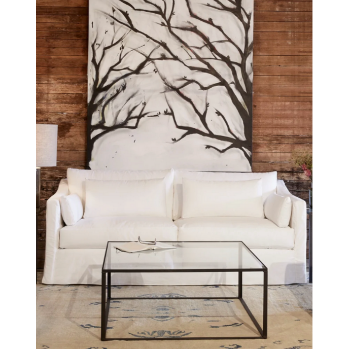 Featuring Rebecca Deluxe 84" Sofa - Essentials by Cisco Brothers at Amethyst Home. Soft as a cloud, the Rebecca Deluxe 84" Sofa - Essentials by Cisco Brothers is the perfect piece to complete your living room. It’s base is a FSC certified Maple hardwood frame. This sofa has a luxurious feather cloud fill with a foam core, bringing relaxation and ease into your. Amethyst Home provides interior design, new home construction design consulting, vintage area rugs, and lighting in the Austin metro area.
