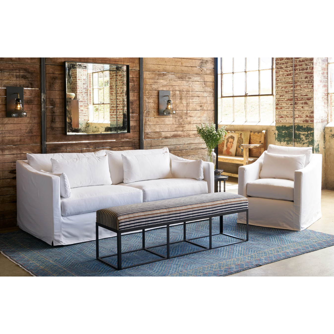 Featuring Rebecca Deluxe 84" Sofa - Custom by Cisco Brothers at Amethyst Home. Soft as a cloud, the Rebecca Deluxe 84" Sofa - Custom by Cisco Brothers is the perfect piece to complete your living room. It’s base is a FSC certified Maple hardwood frame. This sofa has a luxurious feather cloud fill with a foam core, bringing relaxation and ease into your hom. Amethyst Home provides interior design, new home construction design consulting, vintage area rugs, and lighting in the Washington metro area.