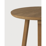 Featuring Teak Tripod Side Table by Ethnicraft at Amethyst Home. We love the versatility of this Teak Tripod Side Table. This can be placed next to a sofa, used as a bedside table, or grouped together with multiple tables for an interesting look!
Dimensions: 18.5"w x 18.5"d x 22.5"h 
Material: Teak Finish: Oiled
For regular dusting use a dry cloth. For .  Amethyst Home provides interior design, new home construction design consulting, vintage area rugs, and lighting in the Laguna Beach metro area.