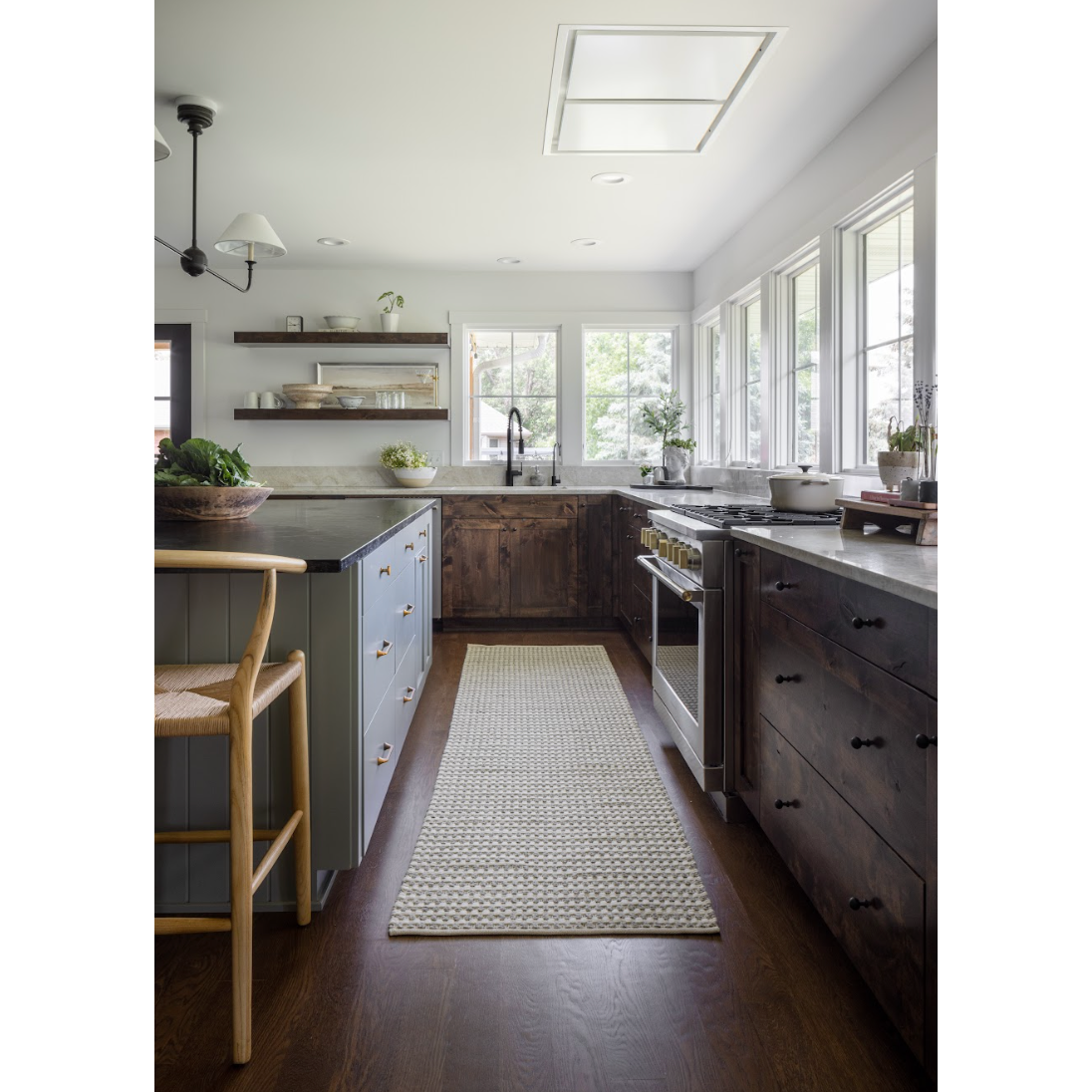 Featuring Ojai Amber Lewis x Loloi Ivory / Stone Rug by Loloi at Amethyst Home. Hand-loomed of wool and cotton in India, the Ojai Collection for Amber Lewis x Loloi offers a series of understated neutrals that feels at once refined and relaxed. Ojai serves a timeless foundation that is sure to bring an elevated yet comfortable feel to any room. Ojai is also G.  Amethyst Home provides interior design, new home construction design consulting, vintage area rugs, and lighting in the Austin metro area.