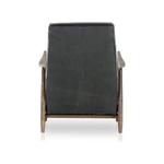 Featuring Braden Dakota Black Recliner by Four Hands at Amethyst Home. The craftsmanship of the sophisticated Braden Recliner seen here in Dakota Black is second to none. With its soft leather and silhouette, this recliner will look great in your main living space or office.
Overall Dimensions: 29"W x 37"L x 36.50"HMaterials: Top Grain Leather, Solid Parawo. Amethyst Home provides interior design, new home construction design consulting, vintage area rugs, and lighting in the Calabasas metro area.