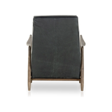 Featuring Braden Dakota Black Recliner by Four Hands at Amethyst Home. The craftsmanship of the sophisticated Braden Recliner seen here in Dakota Black is second to none. With its soft leather and silhouette, this recliner will look great in your main living space or office.
Overall Dimensions: 29"W x 37"L x 36.50"HMaterials: Top Grain Leather, Solid Parawo. Amethyst Home provides interior design, new home construction design consulting, vintage area rugs, and lighting in the Calabasas metro area.