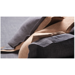 The Kate Sofa by Verellen is a modern-lovers dream!  The exaggerated high arms and juicy, spring down cushion are the ultimate in comfort. Removable multi-back down-filled pillows can be personalized to your liking. Shown in a heavy duty laundered casual linen. Extra deep with a moderately low seat height.  • Overall Height: 30” • Arm Height: 30” • Seat Height: 16.5” • Exterior Depth: 44” • Seat Depth: 27” • Interior Depth: 37”