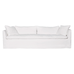 Featuring Havana Sofa Family by Cisco Brothers at Amethyst Home. This cozy Havana Sofa from Cisco Brothers is a wonderful addition to any room. The sofa features a gorgeous rounded frame with a slight taper to the front. This was instant swoon when we saw this at market. As shown slipcovered in Mariet White 100% linen fabric. 
Havana 72" Loveseat: 72"W x 3.  Amethyst Home provides interior design, new home construction design consulting, vintage area rugs, and lighting in the Charlotte metro area.