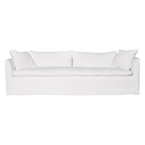 Featuring Havana Sofa Family by Cisco Brothers at Amethyst Home. This cozy Havana Sofa from Cisco Brothers is a wonderful addition to any room. The sofa features a gorgeous rounded frame with a slight taper to the front. This was instant swoon when we saw this at market. As shown slipcovered in Mariet White 100% linen fabric. 
Havana 72" Loveseat: 72"W x 3.  Amethyst Home provides interior design, new home construction design consulting, vintage area rugs, and lighting in the Charlotte metro area.