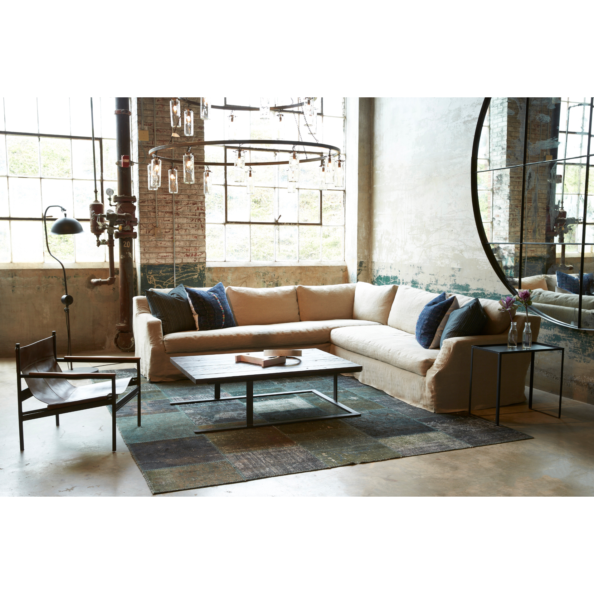 Featuring Hayden Deluxe 2 Arm Sectional by Cisco Brothers at Amethyst Home. Bring convenient seating space and smart style to any space in your home with this charming Hayden Deluxe 2 Arm Sectional by Cisco Brothers. With a sophisticated air, the Hayden invites you and your guests to settle down and enjoy. Shown as a Right Arm Facing Sectional. Photographed i. Amethyst Home provides interior design, new home construction design consulting, vintage area rugs, and lighting in the Dallas metro area.