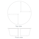 The Valencia Coffee Table is bench-crafted with sustainably harvested hardwood in Verellen's North Carolina atelier. Each table is handmade and takes 8 to 12 weeks for delivery.  Dimensions: 48"W x 48"D x 15"H